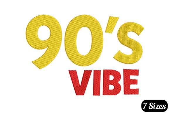 90's Vibe: A Retro Touch for Modern Embroidery