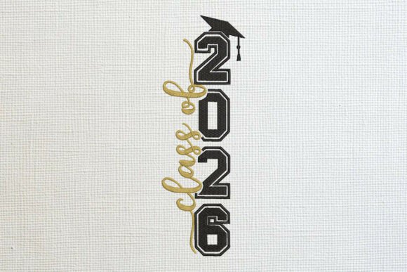 Class of 2026: A Versatile Embroidery Design