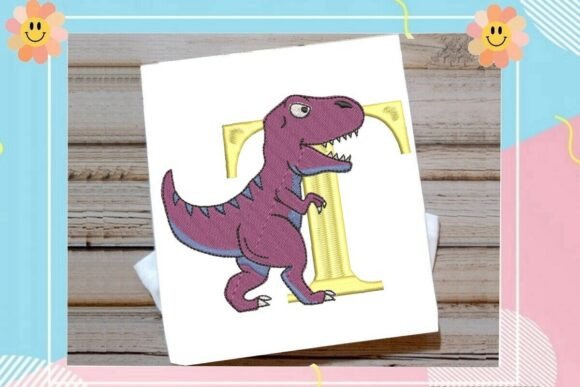 Dinosaur Monogram Alphabet Letter T: A Designer’s Review