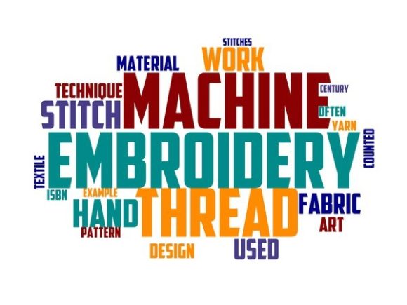 Embroidery Typography Print: A Creative Gift Solution