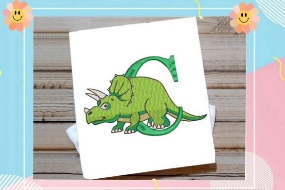 Exploring the Dinosaur Monogram Alphabet Letter C