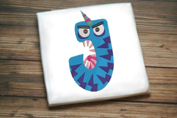 Fun Monster Alphabet Letter J: A Festive Addition