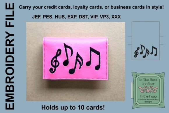 Music Notes Credit Card Wallet: A Melodic Gift Idea