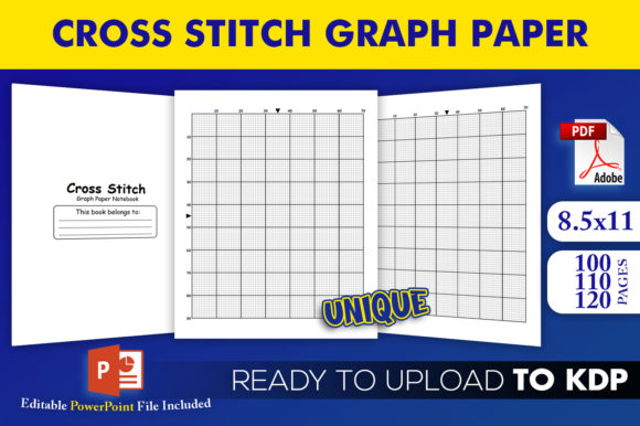 Review: Cross Stitch Graph Paper KDP Interior