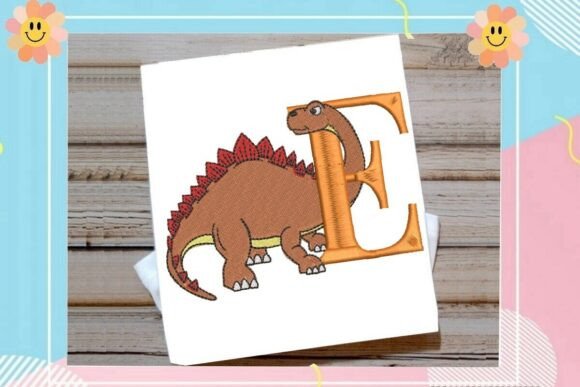 Review: Dinosaur Monogram Alphabet Letter E
