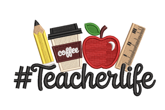 Teacher Life – School: A Charming Embroidery Design