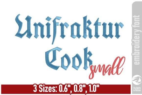 Unifraktur Blackletter: A Bold Embroidery Font